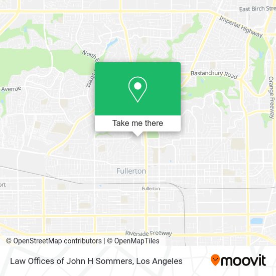 Mapa de Law Offices of John H Sommers