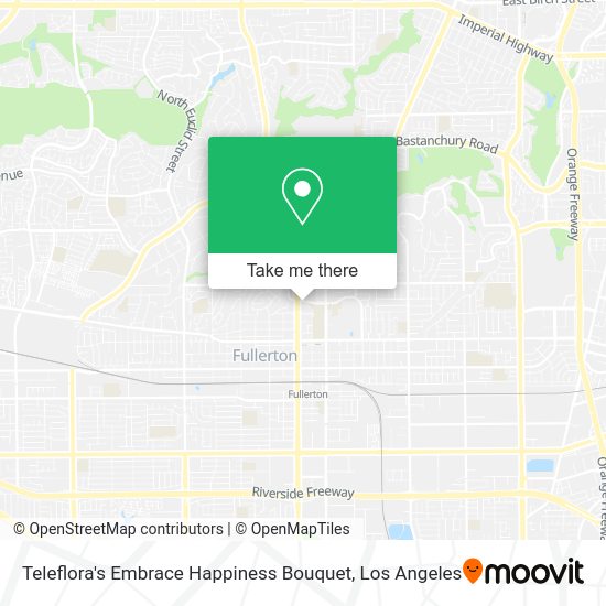 Teleflora's Embrace Happiness Bouquet map