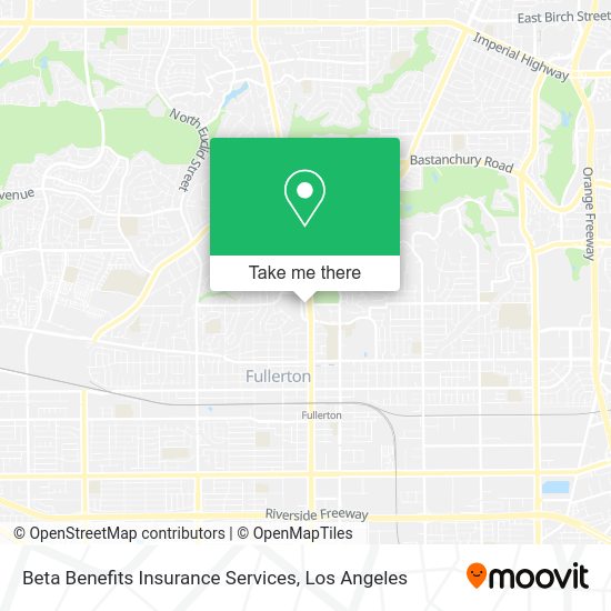 Beta Benefits Insurance Services map