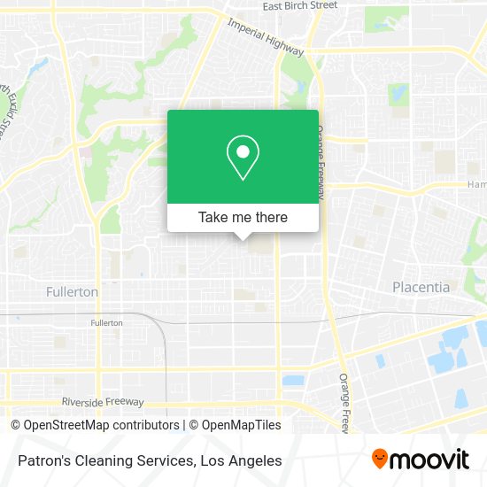 Patron's Cleaning Services map