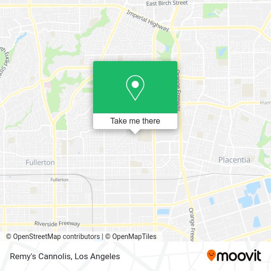 Remy's Cannolis map