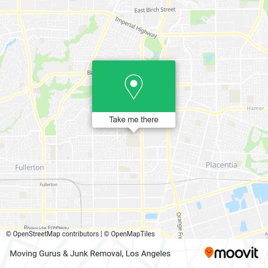 Mapa de Moving Gurus & Junk Removal