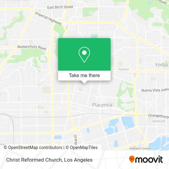 Christ Reformed Church map