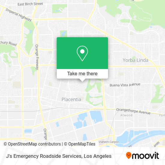 J's Emergency Roadside Services map