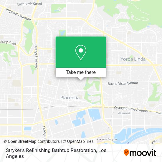 Stryker's Refinishing Bathtub Restoration map