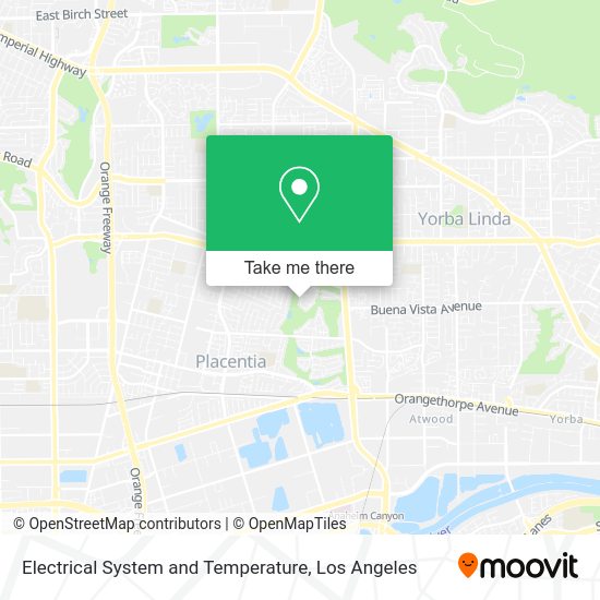 Mapa de Electrical System and Temperature