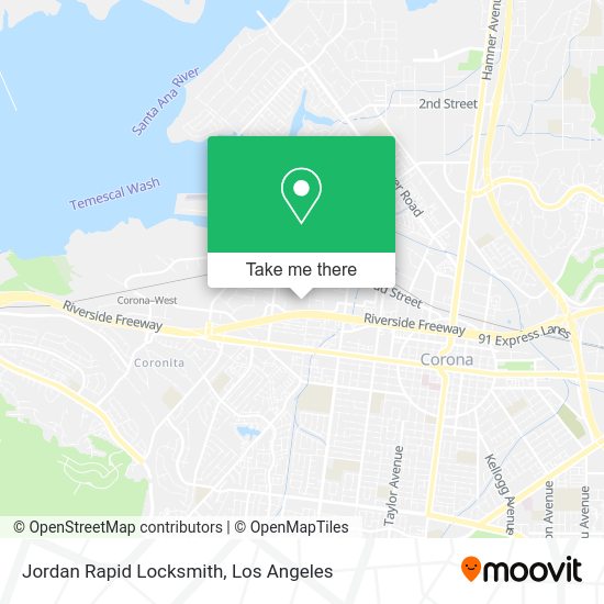 Mapa de Jordan Rapid Locksmith