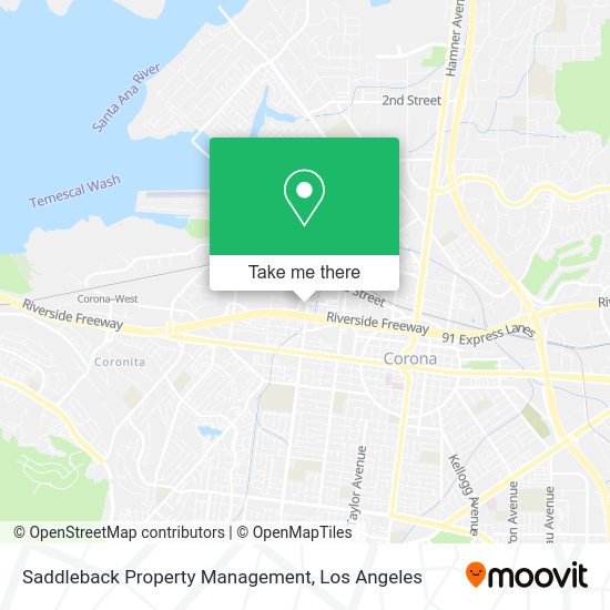 Saddleback Property Management map