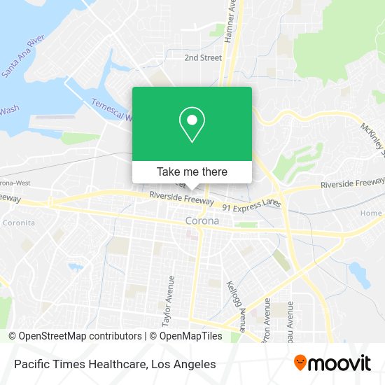 Pacific Times Healthcare map