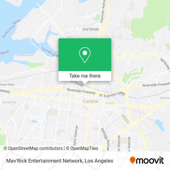 Mapa de Mav'Rick Entertainment Network