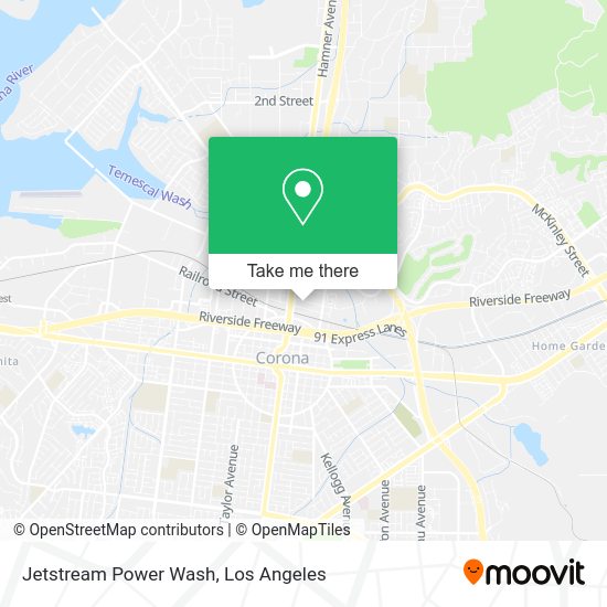 Jetstream Power Wash map
