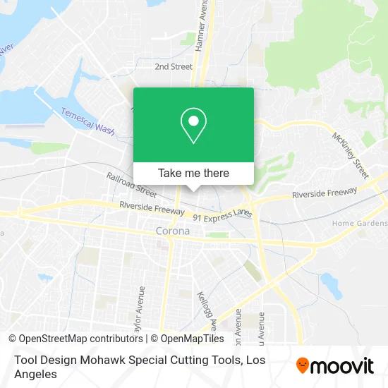Mapa de Tool Design Mohawk Special Cutting Tools