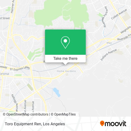 Toro Equipment Ren map
