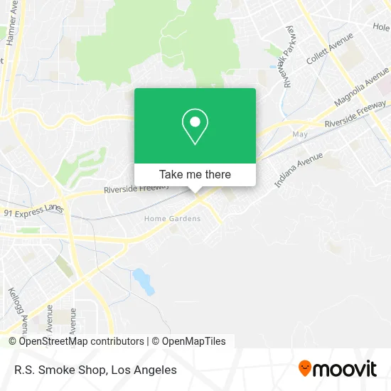 R.S. Smoke Shop map