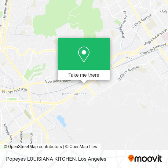 Popeyes LOUISIANA KITCHEN map