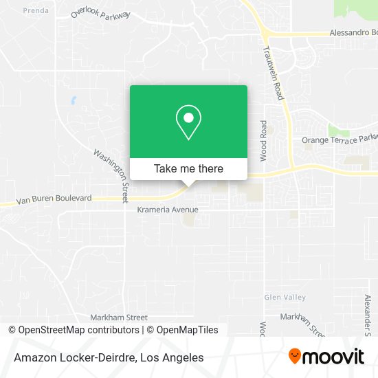 Amazon Locker-Deirdre map