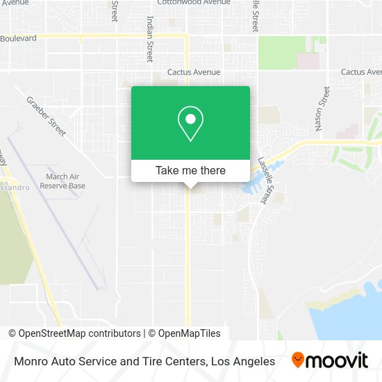 Mapa de Monro Auto Service and Tire Centers