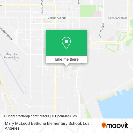 Mary McLeod Bethune Elementary School map