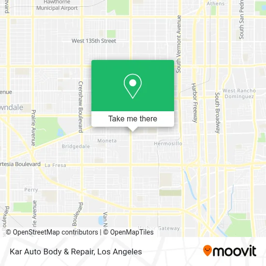 Kar Auto Body & Repair map