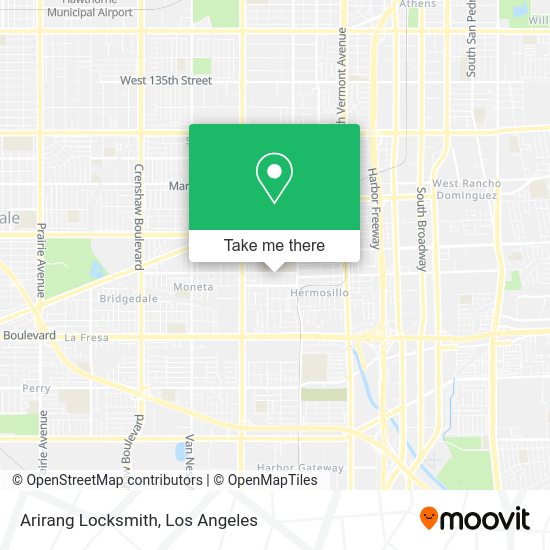 Mapa de Arirang Locksmith