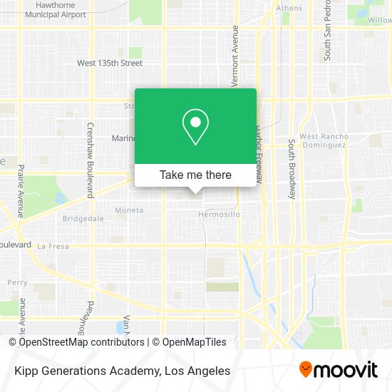 Kipp Generations Academy map