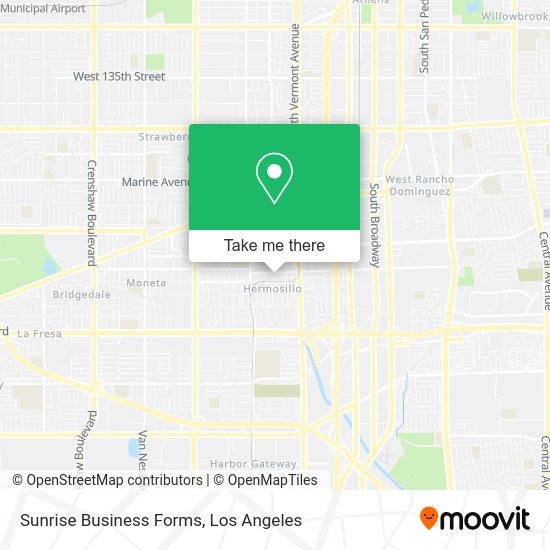 Sunrise Business Forms map