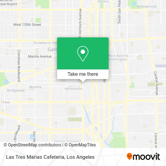 Las Tres Marias Cafeteria map
