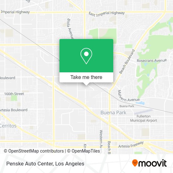 Mapa de Penske Auto Center