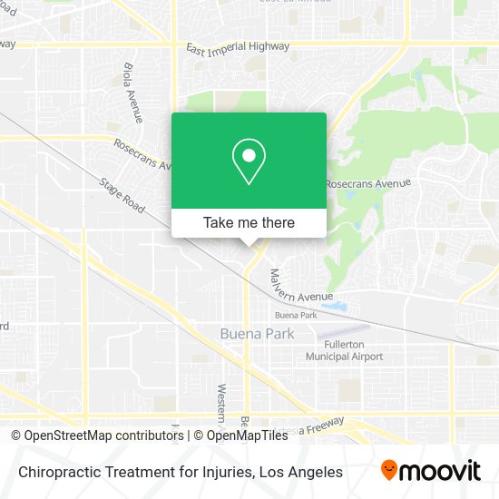 Mapa de Chiropractic Treatment for Injuries