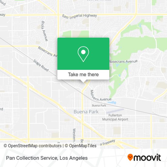 Pan Collection Service map