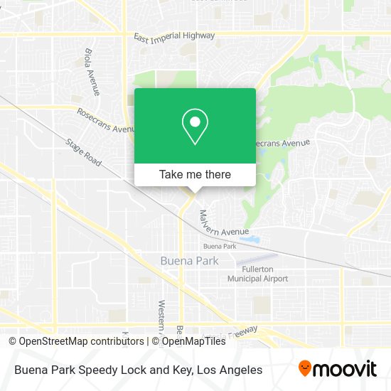 Buena Park Speedy Lock and Key map