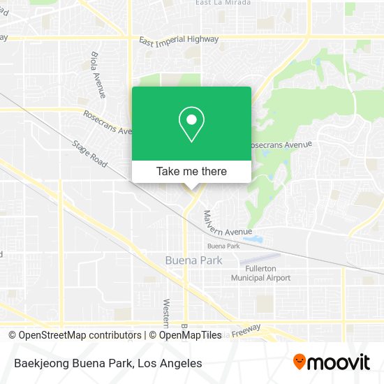 Baekjeong Buena Park map