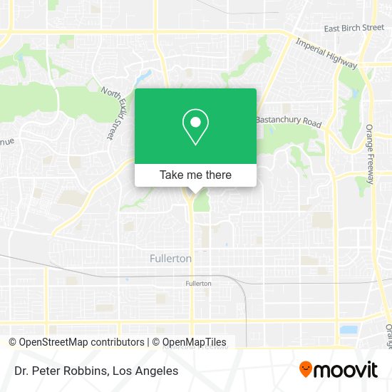 Dr. Peter Robbins map