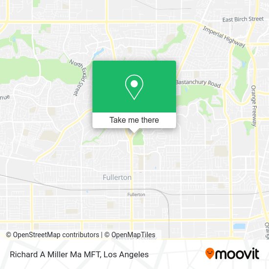 Richard A Miller Ma MFT map