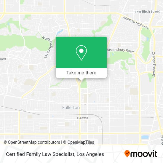 Certified Family Law Specialist map