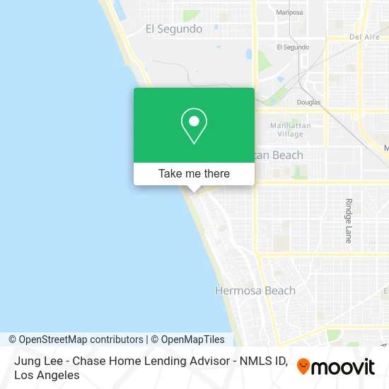 Mapa de Jung Lee - Chase Home Lending Advisor - NMLS ID