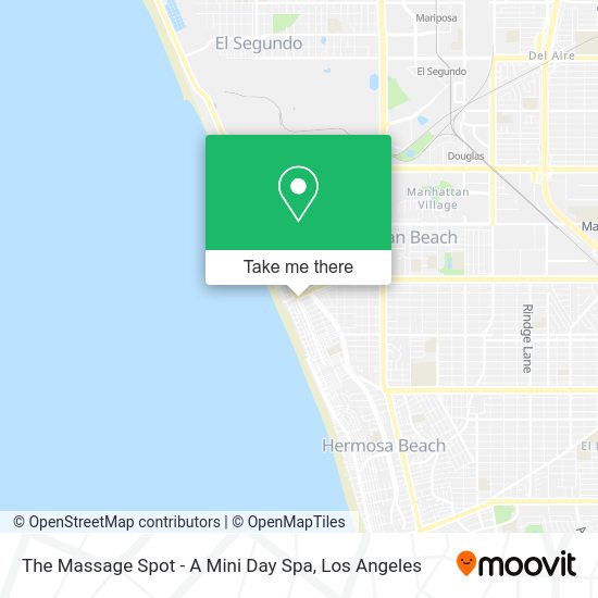 The Massage Spot - A Mini Day Spa map