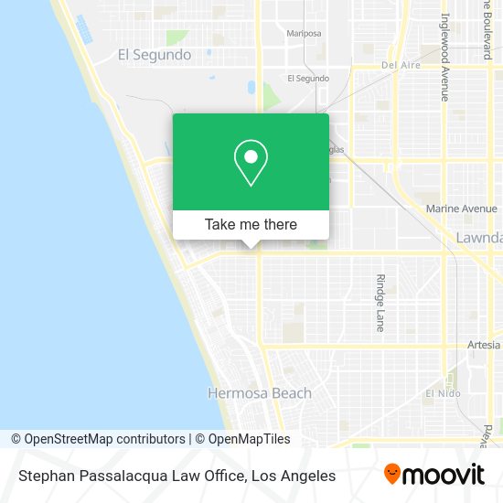 Mapa de Stephan Passalacqua Law Office