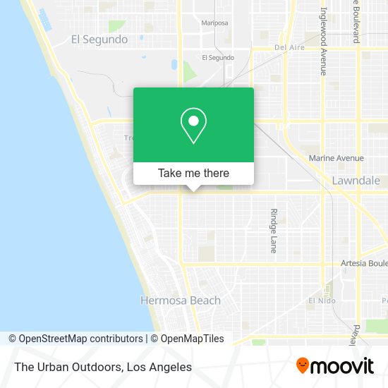 The Urban Outdoors map