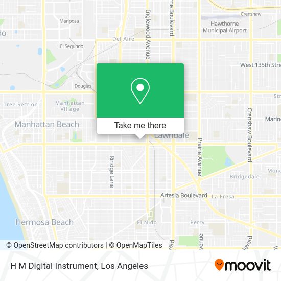 Mapa de H M Digital Instrument