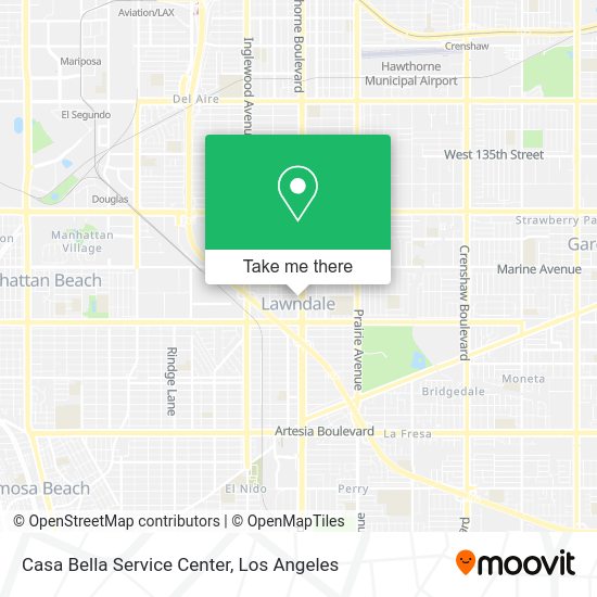 Casa Bella Service Center map
