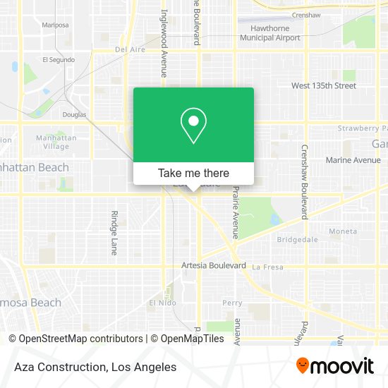 Aza Construction map