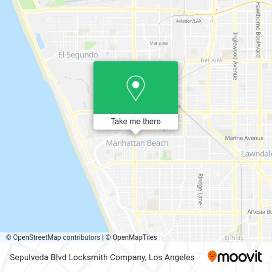 Sepulveda Blvd Locksmith Company map