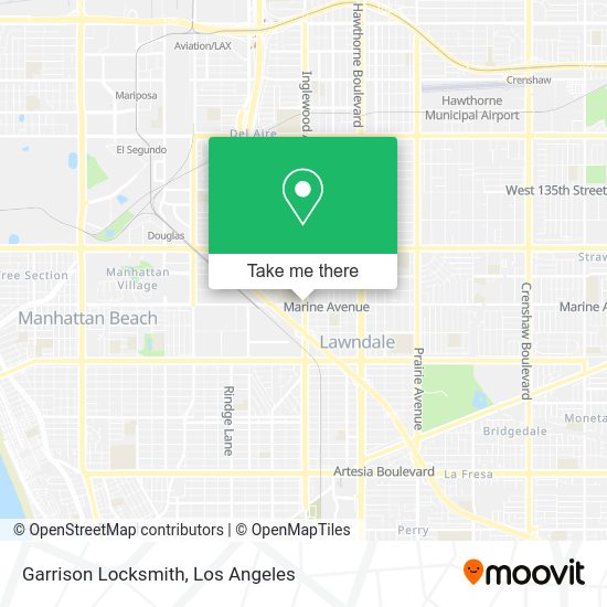 Garrison Locksmith map