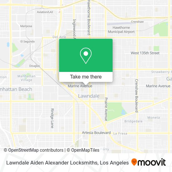 Lawndale Aiden Alexander Locksmiths map
