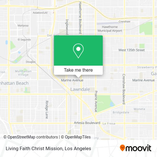 Living Faith Christ Mission map