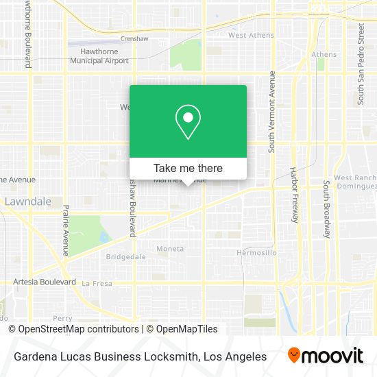 Gardena Lucas Business Locksmith map