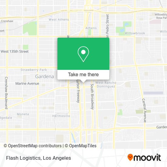 Flash Logistics map