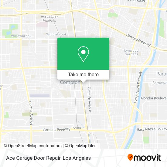 Mapa de Ace Garage Door Repair