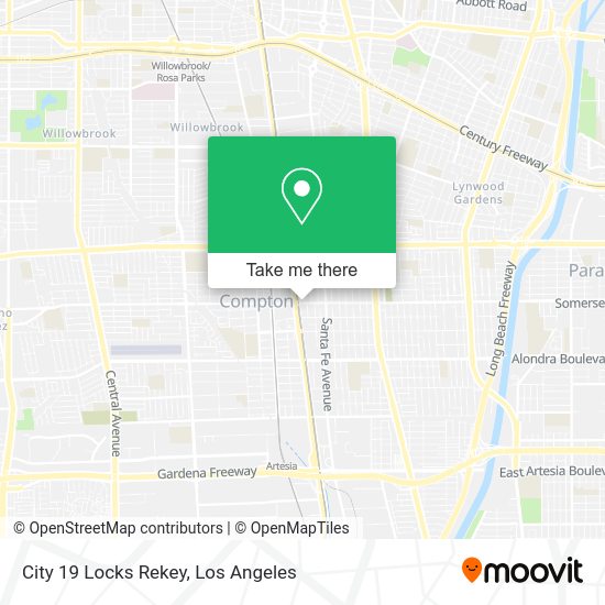 City 19 Locks Rekey map